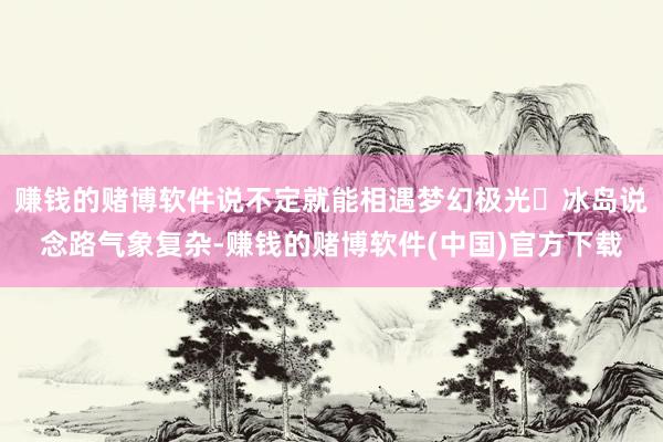 赚钱的赌博软件说不定就能相遇梦幻极光⭕冰岛说念路气象复杂-赚钱的赌博软件(中国)官方下载