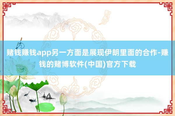 赌钱赚钱app另一方面是展现伊朗里面的合作-赚钱的赌博软件(中国)官方下载