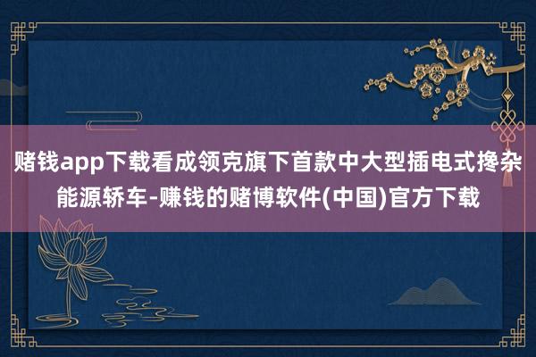 赌钱app下载看成领克旗下首款中大型插电式搀杂能源轿车-赚钱的赌博软件(中国)官方下载