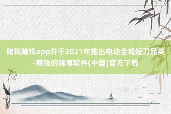 赌钱赚钱app并于2021年推出电动全域短刀品类-赚钱的赌博软件(中国)官方下载