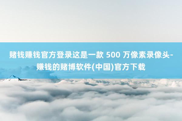 赌钱赚钱官方登录这是一款 500 万像素录像头-赚钱的赌博软件(中国)官方下载