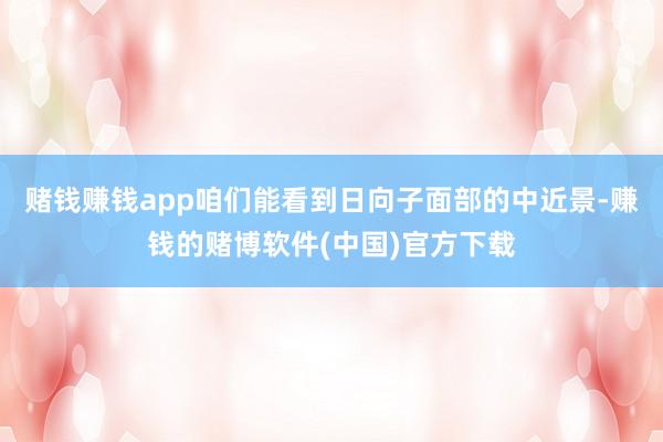 赌钱赚钱app咱们能看到日向子面部的中近景-赚钱的赌博软件(中国)官方下载