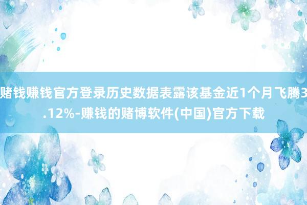 赌钱赚钱官方登录历史数据表露该基金近1个月飞腾3.12%-赚钱的赌博软件(中国)官方下载