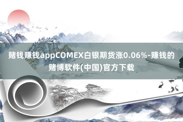 赌钱赚钱appCOMEX白银期货涨0.06%-赚钱的赌博软件(中国)官方下载