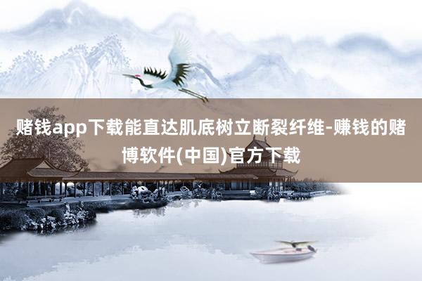 赌钱app下载能直达肌底树立断裂纤维-赚钱的赌博软件(中国)官方下载